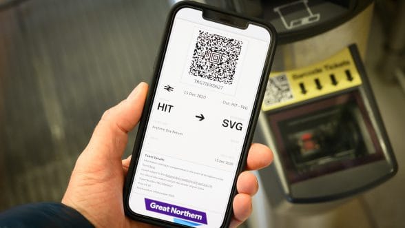 eTicket on one of our stations