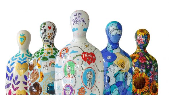 Gratitude sculptures