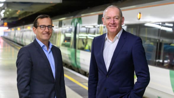 Christian Schreyer, Go-Ahead CEO (left) and Patrick Verwer, Govia Thameslink Railway CEO